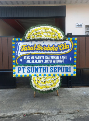Papan Bunga Duka di Bojongkantong