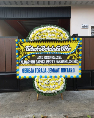 Papan Bunga Duka di Bojongkantong